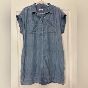 Vineyard Vines Margo Chambray Denim Dress Size L